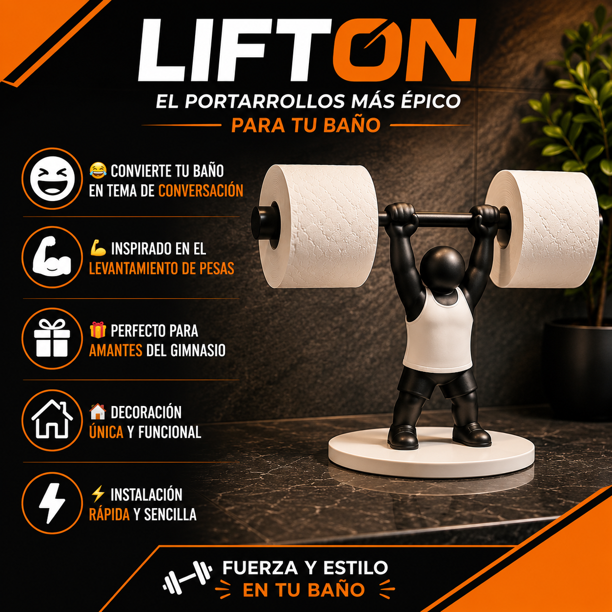 Porta papel Higiénico